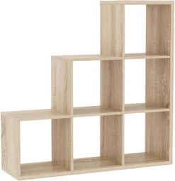 Stufenregal Max Step Eiche Sonoma Nachbildung B/H/T: ca. 106x107x33 cm
