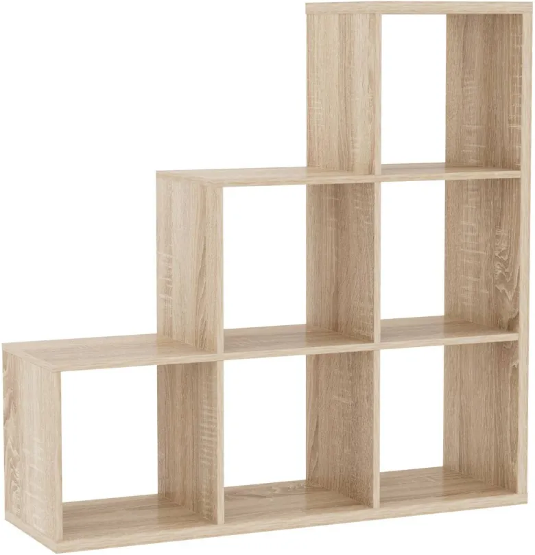 Stufenregal Max Step Eiche Sonoma Nachbildung B/H/T: ca. 106x107x33 cm