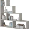 Stufenregal Vico 3 Beton Optik B/H/T: ca. 148x149x33 cm