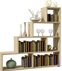 Stufenregal Vico 3 Eiche Sonoma Nachbildung B/H/T: ca. 148x149x33 cm