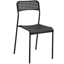 Stuhl Alex schwarz Kunststoff B/H/T: ca. 40x80x32,5 cm