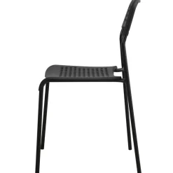 Stuhl Alex schwarz Kunststoff B/H/T: ca. 40x80x32,5 cm