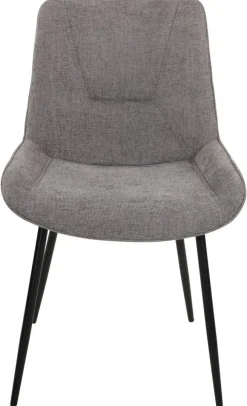 Stuhl Alisha grau Webstoff B/H/T: ca. 54x83x63 cm