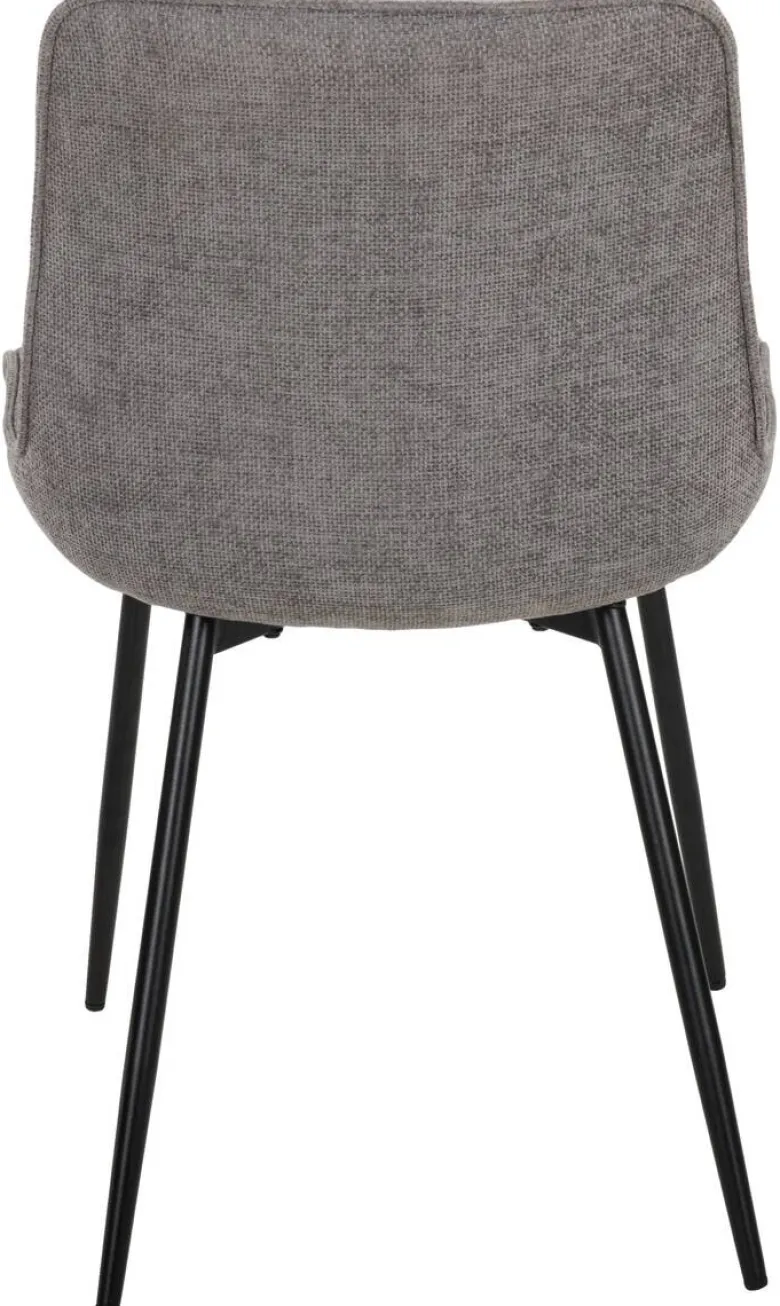 Stuhl Alisha grau Webstoff B/H/T: ca. 54x83x63 cm