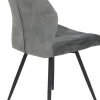 Stuhl Ally grau Microfaser B/H/T: ca. 46x89x60 cm
