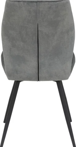 Stuhl Ally grau Microfaser B/H/T: ca. 46x89x60 cm