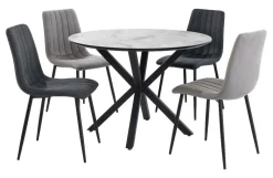 Stuhl anthrazit B/H/T: ca. 44x87x59 cm
