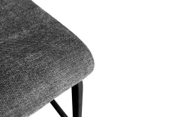 Stuhl BANFF 2er-Set. anthrazit Webstoff B/H/T: ca. 42x97x58 cm