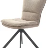 Stuhl beige Webstoff B/H/T: ca. 52x91x61 cm