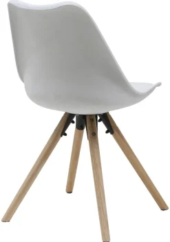 Stuhl Bela weiß Kunststoff B/H/T: ca. 48x83,5x57 cm