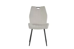 Stuhl CHRISTIN, 2er Set creme Samt B/H/T: ca. 52x58x75 cm