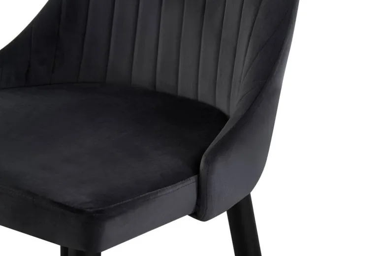 Stuhl CLAUDIA, 2er Set anthrazit B/H/T: ca. 44x88x58 cm