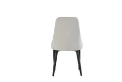 Stuhl CLAUDIA, 2er Set creme Samt B/H/T: ca. 44x88x58 cm