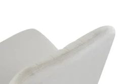 Stuhl CLAUDIA, 2er Set creme Samt B/H/T: ca. 44x88x58 cm