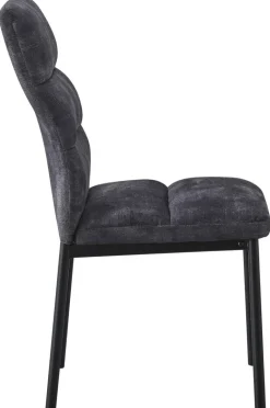 Stuhl Daniel anthrazit Microfaser B/H/T: ca. 45x94x60 cm