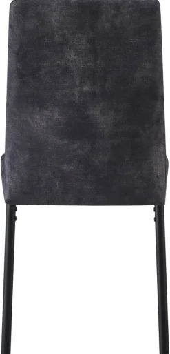 Stuhl Daniel anthrazit Microfaser B/H/T: ca. 45x94x60 cm