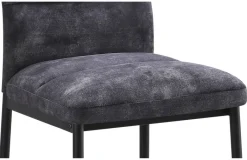 Stuhl Daniel anthrazit Microfaser B/H/T: ca. 45x94x60 cm