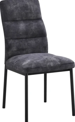 Stuhl Daniel anthrazit Microfaser B/H/T: ca. 45x94x60 cm