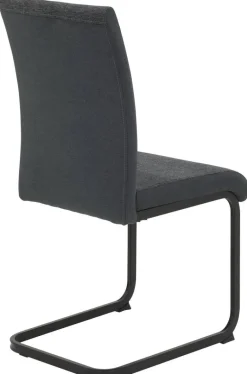 Stuhl 2er Set LINN anthrazit Webstoff B/H/T: ca. 43x92x52 cm