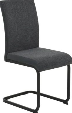 Stuhl 2er Set LINN anthrazit Webstoff B/H/T: ca. 43x92x52 cm
