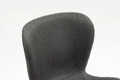 Stuhl Florenz anthrazit Microfaser B/H/T: ca. 47x80x52 cm