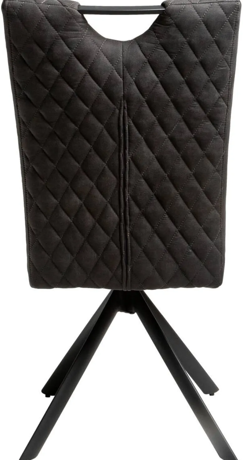 Stuhl Georgia anthrazit Microfaser B/H/T: ca. 47x95x46 cm