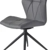 Stuhl grau B/H/T: ca. 52x90x62 cm