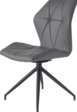 Stuhl grau B/H/T: ca. 52x90x62 cm