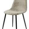 Stuhl graubraun Vintage B/H/T: ca. 42x85x55 cm