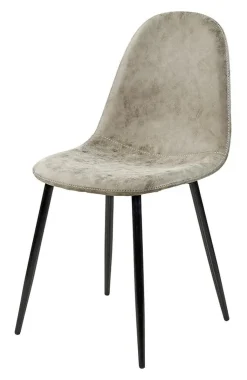 Stuhl graubraun Vintage B/H/T: ca. 42x85x55 cm
