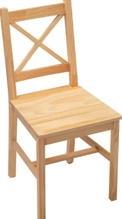 Stuhl Harry natur Holz B/H/T: ca. 47x86x41 cm