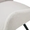 Stuhl HELEN, 2er Set creme Webstoff B/H/T: ca. 56x63x91 cm