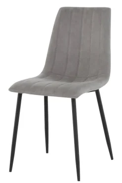 Stuhl hellgrau B/H/T: ca. 44x87x59 cm