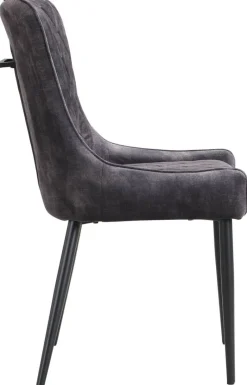 Stuhl Jackson anthrazit Samtoptik B/H/T: ca. 51x95x60 cm