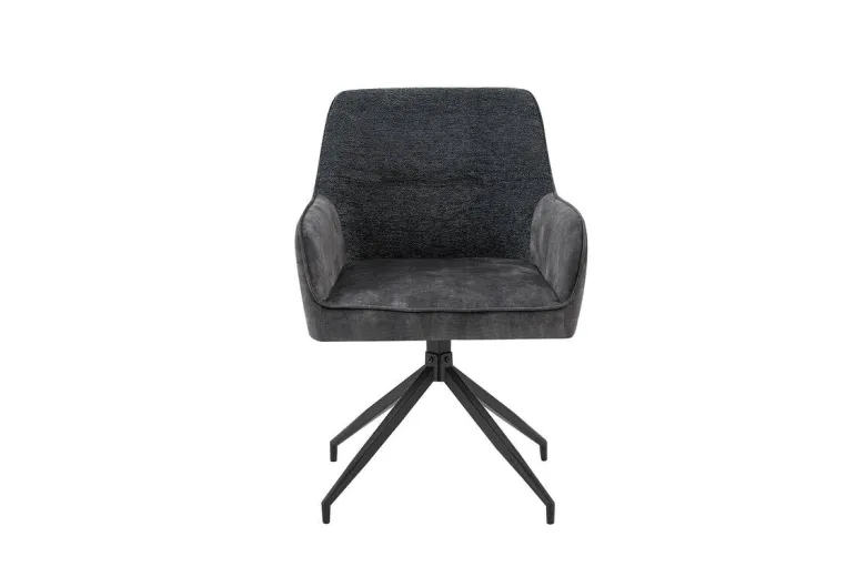 Stuhl JACKY 2er-Set anthrazit B/H/T: ca. 62x87x56 cm