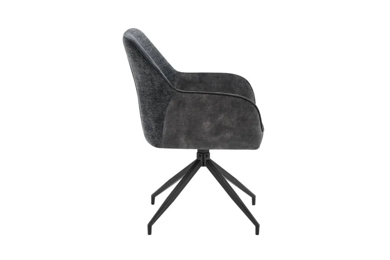 Stuhl JACKY 2er-Set anthrazit B/H/T: ca. 62x87x56 cm