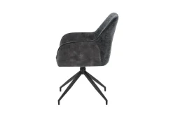 Stuhl JACKY 2er-Set anthrazit B/H/T: ca. 62x87x56 cm