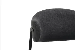 Stuhl JERSEY 2er-Set. dunkelgrau Webstoff B/H/T: ca. 58x78x54,5 cm