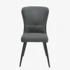 Stuhl Kate grau Samt B/H/T: ca. 60x94,5x51,5 cm