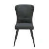 Stuhl Kate schwarz Samt B/H/T: ca. 60x94,5x51,5 cm