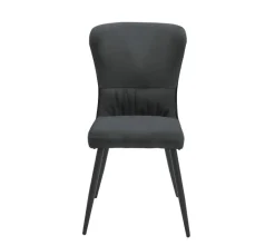 Stuhl Kate schwarz Samt B/H/T: ca. 60x94,5x51,5 cm