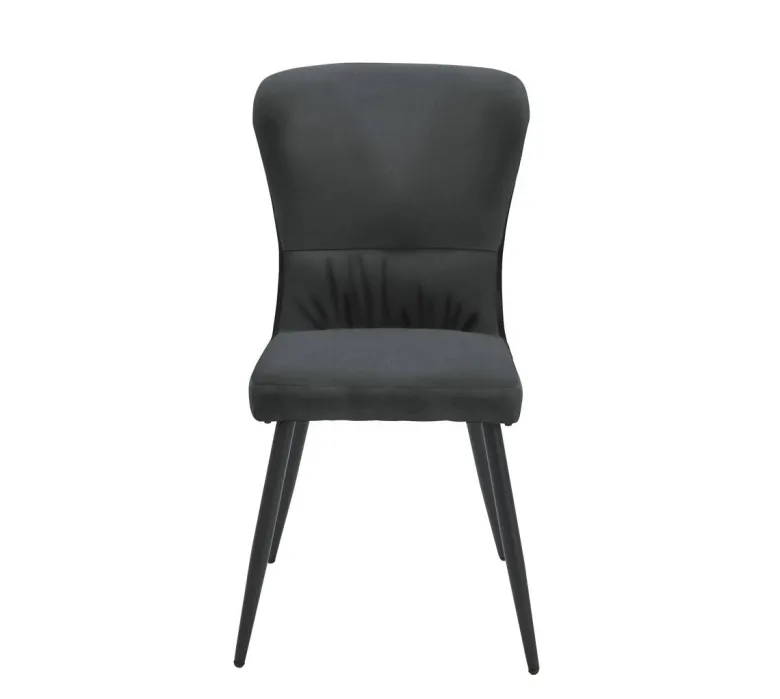Stuhl Kate schwarz Samt B/H/T: ca. 60x94,5x51,5 cm
