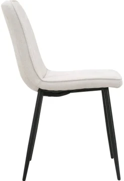 Stuhl KIM beige Webstoff B/H/T: ca. 45x87x58,5 cm