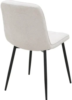 Stuhl KIM beige Webstoff B/H/T: ca. 45x87x58,5 cm