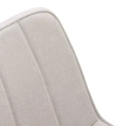 Stuhl KIM beige Webstoff B/H/T: ca. 45x87x58,5 cm