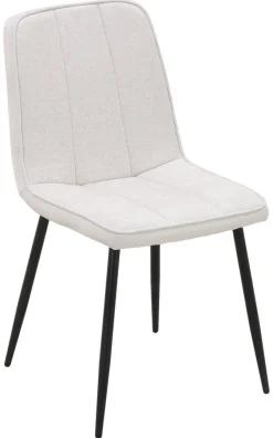 Stuhl KIM beige Webstoff B/H/T: ca. 45x87x58,5 cm