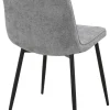 Stuhl KIM grau Webstoff B/H/T: ca. 45x87x58,5 cm
