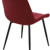 Stuhl KIRA bordeaux Samtoptik B/H/T: ca. 59,5x82,5x49 cm