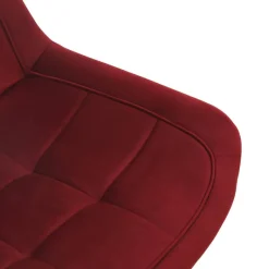 Stuhl KIRA bordeaux Samtoptik B/H/T: ca. 59,5x82,5x49 cm