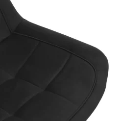 Stuhl KIRA schwarz Samtoptik B/H/T: ca. 59,5x82,5x49 cm